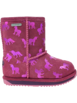 Emu Australia K12373 Rainbow Unicorn Brumby Deep Pink/rose Foncé Çocuk Bot