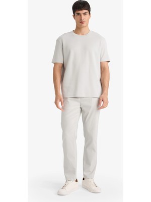 DeFacto Regular Fit Normal Kalıp Normal Bel Boru Paça Pantolon F9224AX26SP