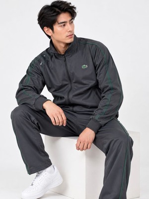 Lacoste Büyük Beden Açık Füme Eşofman Takımı