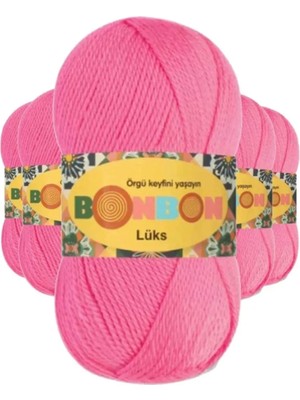 Marsilyan 5 Adet Lüks Patik Ipi Yünü Pembe 98230 - Bonbon Mudanis