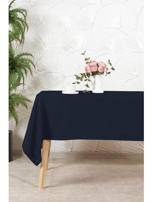 Elart Soft Masa Örtüsü Kadife Dikdörtgen (150x220 cm) Lacivert