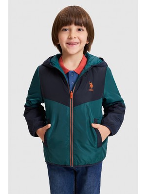 U.S. Polo Assn. Erkek Çocuk Yeşil Mont 50328212-VR060