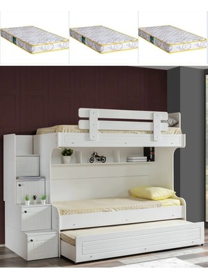 Setay Su Yavrulu Ranza - Beyaz + 3 Adet Comfort Yatak