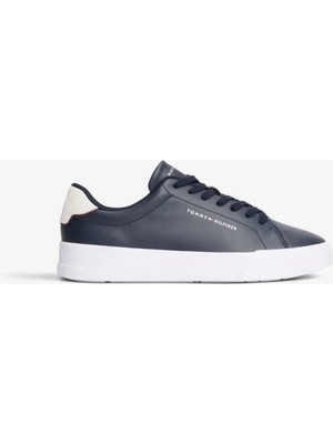 Tommy Hilfiger Th Court Lth Detaıl Ess Erkek Lacivert Sneaker FM0FM05367DW5
