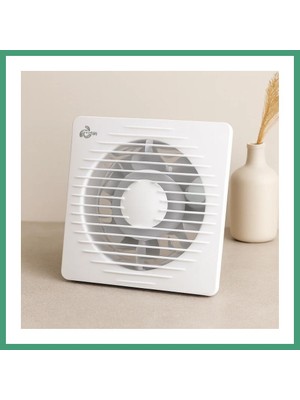 S'82 8" (200MM) 200 M³/h Banyo Tuvalet Havalandırma Aspiratörü 40W BZS82