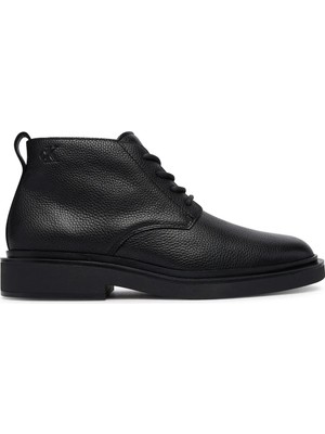 Calvin Klein Erkek Marka Logolu Günlük Kullanıma Uygun Siyah Bot & Bootie