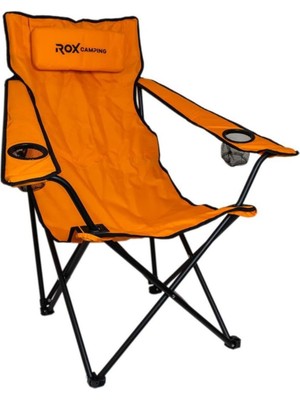 Xml Bayiciniz Tr Camping Katlanır Kamp Sandalyesi -Turuncu