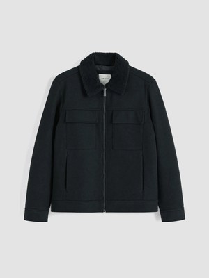 Lc Waikiki Yeni Sezon Bej Regular Fit Pelüş Yaka Erkek Mont