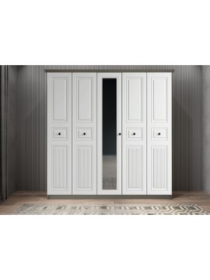 Baramolife Membran Bar 5 Kapaklı Gardırop - G.B.M.B_175