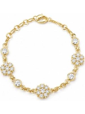 Ed Caesar 925 Ayar Kar Tanesi Gold Gümüş Bileklik