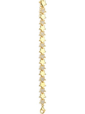 Ed Caesar 925 Ayar Gümüş Yıldız Model Bileklik
