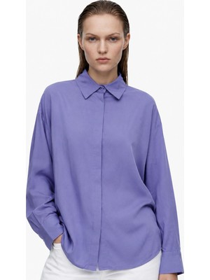 Hakke Oversize Uzun Basic Gömlek