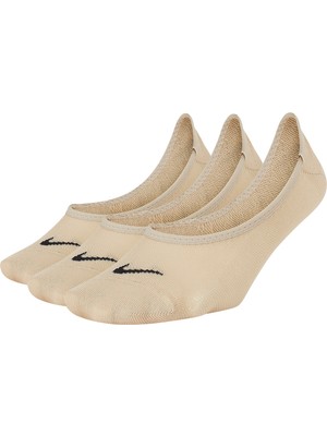 Nike Aksesuar Çorap W Evry Ltwt Foot 3pr SX4863-160 Krem