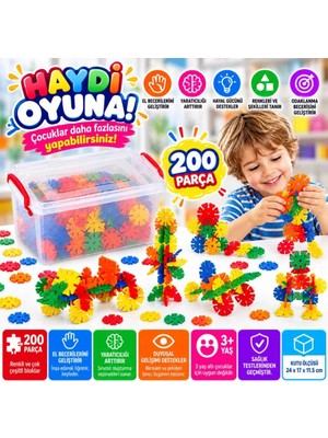 Bin1çeşit Eğlenceli Magic Puzzle 200 Parça Zeka Oyunu