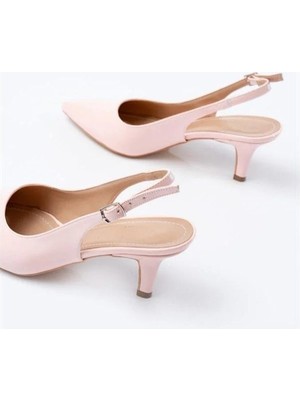 Bezos Kadın Dengeli Zarif Davet Rugan Şehir Topuklu Ayakkabı · Renk: Pembe · Beden: 38 Strsnl