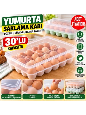 İlkyaz Fashion If ® 30LU Yumurta Saklama Kabı