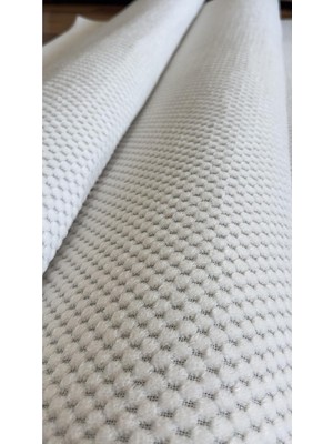 Elvey Home Krem Kaymaz Jel Taban Soft Yıkanabilir Kesme Özel Ölçü Tozsuz Antialerjik Antre Koridor Halı Yolluk Krem 100 x 300