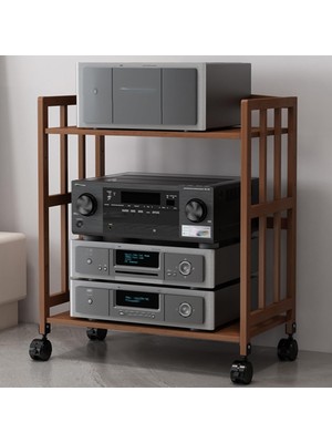 TemmuzX Av Medya Standı 2/3 Seviyeli – Tv, DVD Oynatıcı, Oyun Konsolu, Kablo Alıcısı, Hifi Sistemi, Köşe Depolama, Cd/plak Çalar Tutucu, Oturma Odası E Için A