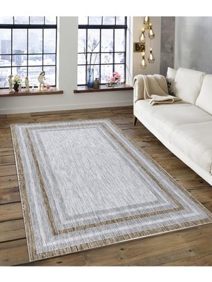 TemmuzX Işıltı Koleksiyonu MODEL115 Süngerli Dijital Baskılı Saçaksız Mutfak Halısı Yolluk, MODEL-115, 80X400