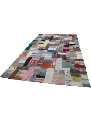Gri Geometrik El Dokuma Salon Kilimi Modern Bohem Tasarım