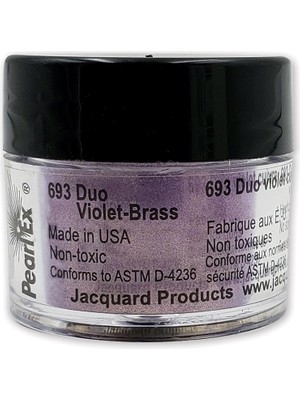 Pearl Ex Pigment Tozu, 3 G, Ikili, Mor/pirinç, Epoksi Reçine Için Gevşek Mika Tozu, Sulu Boya, Kaligrafi Mürekkebi ve Kil, Epoksi Pigment Tozu, Epoksi