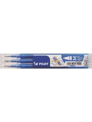 Royal Rain Store Pilot Frixion Silinebilir Tükenmez Kalem Ball Yedek 0.7mm 3'lü - Mavi