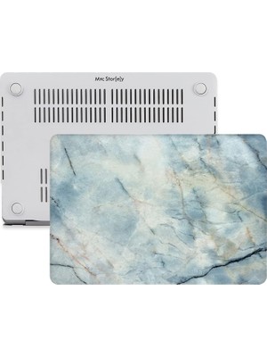 Str Store Macbook Air Kılıf 13 Inç MERMER11NL Eski USB Girişli Model 2010-2017 A1369 A1466 ile Uyumlu R-34