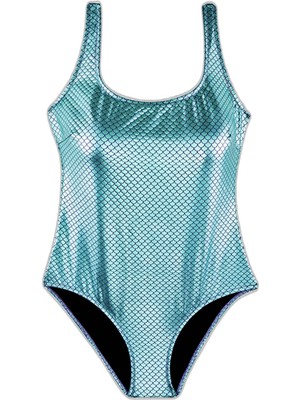Esranın Dünyası Slipstop Elvira Green Uv Korumalı Parlak Mayo Bayan Mayo SM2644000015