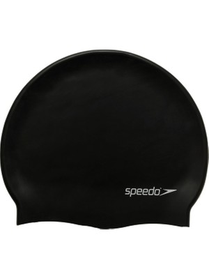 Speedo Bone Palin Flat Silikon Şapka Siyah