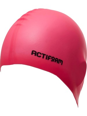 Actifoam Silikon Bone Deluxe Yüzücü Havuz ve Deniz Bonesi (Fuşya)