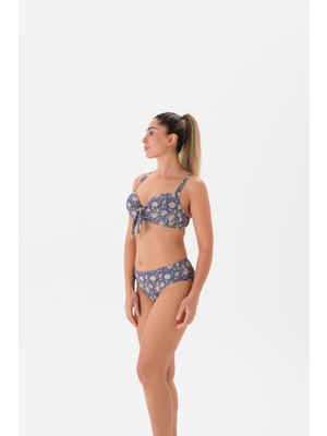 Die Grup Eros Kadın 4209BK Kaplı Bikini Tk. Lacivert 42