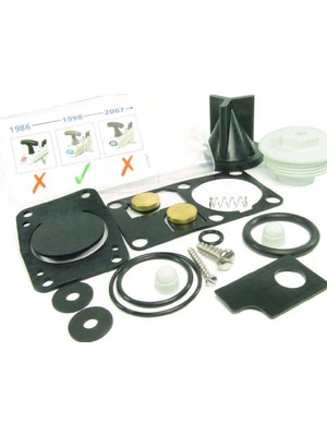 Die Grup Jabsco 29045 Manuel Tuvalet Bakım Seti Twist N Lock Marine, 29045-2000, Standart Boyut