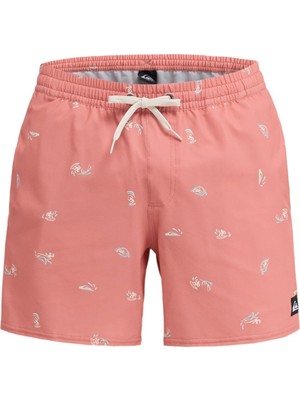 Esranın Dünyası Quiksilver Deniz Şortu Stretch Printed Volley 16", M, EQYJV04217, Desert Sand, Erkek