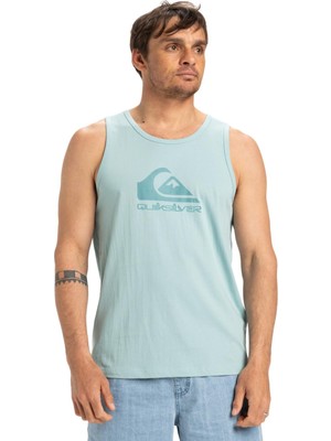 Die Grup Quiksilver Erkek Ev Comp Logo Tank Tişört (1'li Paket), Akifer, Xs