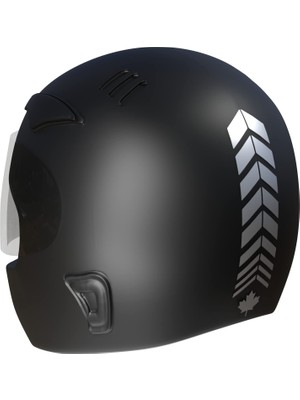 Die Grup Çınar Extreme 2 Adet Sport Tasarımlı Kask, Araba Ayna Sticker Reflektif, Floresan, Parlak Düz, Özel Renkler Taş Grisi
