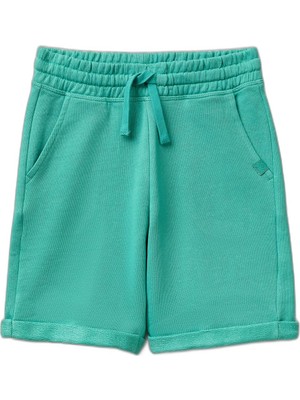 Esranın Dünyası United Colors Of Benetton Unisex Çocuk Şort 3J68C901G, Su Yeşili 08N, 140