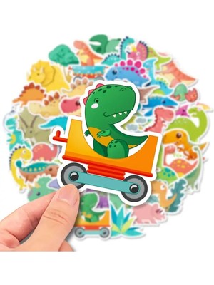 Die Grup Ms Major Selection 25 Adet Sevimli Dinozor Sticker Etiket Seti