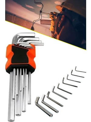 Die Grup Shtools 9 Parça Çelik Alyan Takımı Tork Anahtarı Seti 120 mm 1410