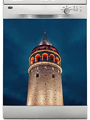 Die Grup Bulaşık Makinesi Sticker Kaplama Beyaz Eşya Kaplama Galata Kulesi