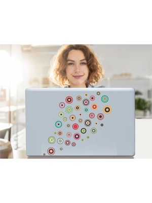 Die Grup Sia Defter Sticker,laptop Sticker Geometrik Halkali Pvc 48X33X0,5CM