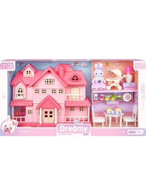 Die Grup Bay Dreamy Mini Tavşan Pusetli Villa Oyun Seti