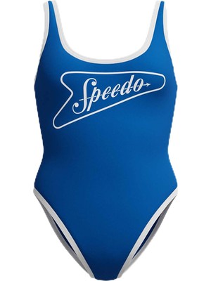 Mythriva Speedo Solid Bound Kadın Mavi Mayo