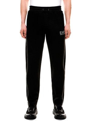 Mythriva Ea7 Erkek Eşofman Altı, Bel ve Paça Uçları Lastikli, Cep Detay, Rahat Kumaş, Siyah, 3xl