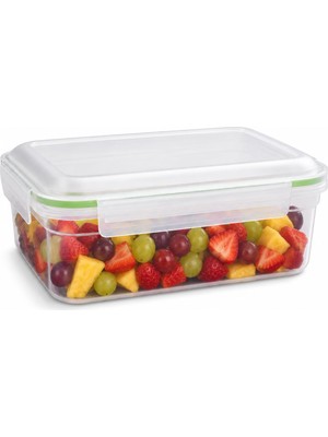 Die Grup Orret Home 2000 ml Sızdırmaz Şeffaf Contalı Kilitli Saklama Kabı, Pp Plastik Gıda Saklama Kutusu, Kapaklı Buzdolabı Düzenleyici, Mutfak ve Erzak Kabı, Istiflenebilir Çok Amaçlı Organizer (Asorti Renk