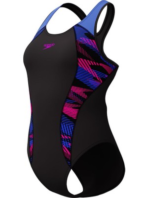 Mythriva Speedo Speedo Plmt Pt Lnbk Af Black Kadın Yüzme Mayosu 8-00305418177 Siyah