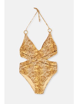 Mythriva Dagi Örgü Monokini Mayo Çok Renkli, 36, 25SW85230ST, Çok Renkli, Kadın