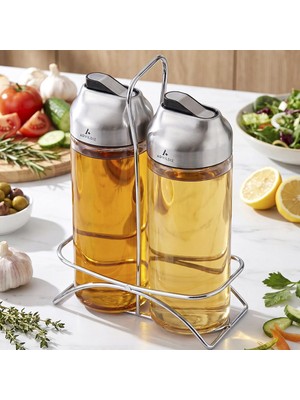 Die Grup Aryıldız Norton 3 Parça Standlı Yağlık & Sirkelik Seti 430 ml