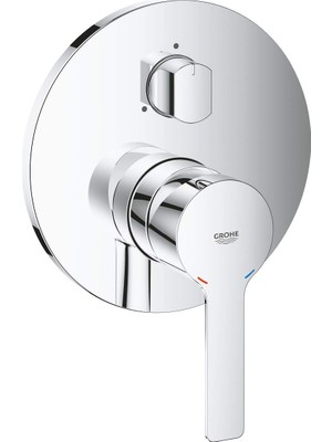 Die Grup Grohe Doğrusal Tek Kollu Batarya 3 Yönlü Geçiş Krom 24095001