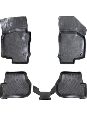 Mythriva Rizline Volkswagen Golf 6 2008-2012 Uyumlu 3D Havuzlu Paspas