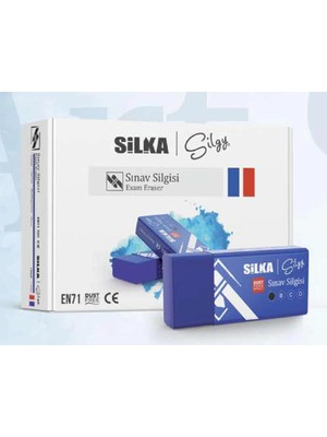 Mythriva Silka Art.9 Sınav Silgisi, 24'lü Paket, Lacivert